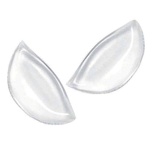 Bra Pad Inserts, Soft Silicone Bra Inserts Breast Enhancer Waterproof Bra Push Up Pads for Bikini/Sport Bra/Dress, Clear
