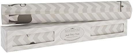 Scentennials Jungle Baby's Dream (6 Sheets) Scented Fragrant Shelf & Drawer Liners 16.5" x 22" - Great for Nursery Dresser, Bathroom, Vanity & Linen Closet