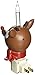 Roman Rudolph The Red Nose Reindeer Wearing a Red Scarf Bubble Night Light, 8-Inch