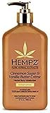 Hempz Limited Edition Cinnamon Sugar & Vanilla Butter Creme Herbal Body Moisturizer 17 oz
