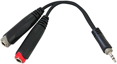 Pro Audio Splitter with 3.5mm Plug to 2X 6.3mm Stereo Sockets (RAYC280