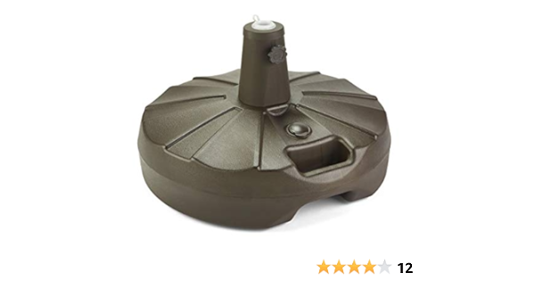 Amazon Com Patio Living Concepts 70 Lb Free Umbrella Stand 00327 Bronze Garden Outdoor