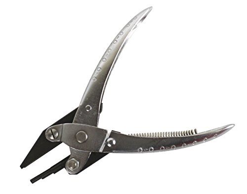 Stepped Round 3 mm, 4 mm, 5 mm and Concave Parallel Action Pliers 140 mm Jewelry Making Repair Wire Bending and Forming Tool