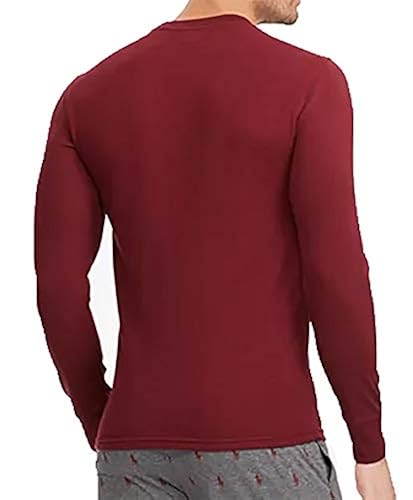 POLO RALPH LAUREN Men's Waffle Knit Crew Neck Thermal Sleepware