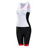 Lo.gas Women's Triathlon Trisuit Sleeved Sleeveless Skinsuit for Cycling Swimming Running