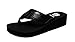 Yellow Box Women's Allington Platform Faux Snakeskin Thong Foam Comfort Flip Flop