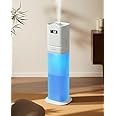 akacozie Humidifier Large Room Home Bedroom, 2.1Gal/8L Top Fill, Cool Mist Humidifiers for Bedroom with Essential Oil Diffuser, 360 Nozzle and Extended Tube for Indoor Plant, Whole House, Baby, Quiet