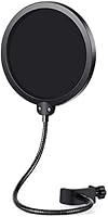 InnoGear Microphone Pop Filter, Enhanced Layers Shield with Flexible Gooseneck Clip Stabilizing Arm