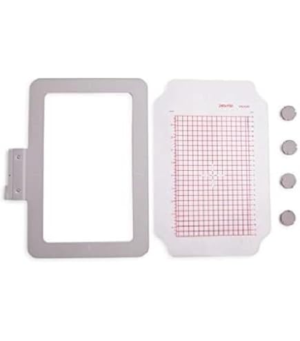 Telaio Magnetico Per Ricamo Metallo 120x120 Mm Per Macchine PFAFF Creative - Area Ricamo 12x12 Cm - 3