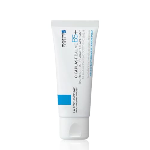 La Roche Posay Bálsamo Calmante Reparador, Alivia la Piel Irritada, Reduce Marcas, Enriquecido con vitamina B5+y Manteca de Karité, Para Piel Sensible, Ciclaplast Baume B5+, 40 ml