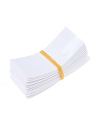 200pcs película de PVC tubo para 18650 18500 batería termorretráctil 71 mm. 30 mm. de litio, Blanco