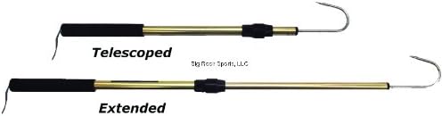 PromarGF-302 Aluminum 43"-72" Telescopic Gaff, Gold