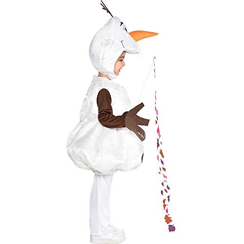 Party City Frozen 2 Olaf Halloween Costume for Boys, Disney, Medium (8