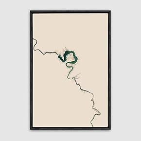 Framed Canvas Wall Art Minimalistic Painting Canvas Prints Home Artwork Decoration for Living Room,Bedroom - 16x24 inches