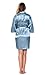 Turquaz Maid of Honor Women's Satin Kimono Rhinestone Robe for Bridesmaid and Bride Wedding Party