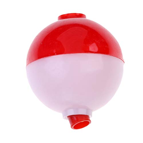 Inzopo Lot 12 Stück Angelposen Snap on Float Bobbers harter ABS-Kunststoff Druckknopf Angeln Runde Boje Posen Bobber – Bild 5