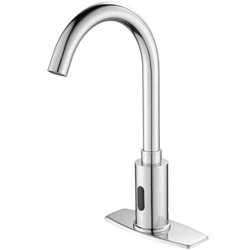 Automatic Touchless Bathroom Sink Faucet Motion Sensor Commercial Kitchen Hands Free Faucet