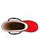 OAKI Kids Waterproof Rain Boots with Easy-On Handles, Fiery Red, 12T US Toddler
