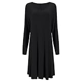 Tandisk Women's Long Sleeve Casual Loose T-Shirt Dress