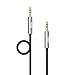 GBB 3.5mm Auxiliary Audio Cable (3.3ft / 1m) AUX Cable for Headphones, iPods, iPhones, iPads, Home / Car Stereos and More (Black)