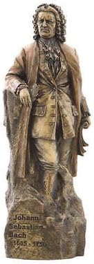12.25 Inch Johann Sebastian Bach Composer Statue Sculpture Figurine Music Decor