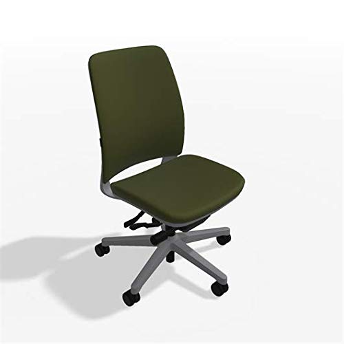 Steelcase Amia Task Chair Platinum Frame/Polished Aluminum