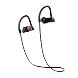 Wireless Sports Bluetooth Headphones Best Shake Proof Earphones with Mic IPX5 Waterproof HD Sound with Bass In Ear Earbuds for Gym Running Driving Leisure 8 Hour Battery Noise Cancelling Headsets