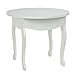 Olivia's Little World - Princess White Table and 2 Chairs Set with Cushions | Wooden 18 inch Doll Furniture