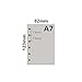 A7 Planner Refill, A7 Agenda Refill Paper Rulled Line for 6 Rings Filofax, Personal Mini Journal Inserts, 6 Holes/100gsm,Pocket Size 4.84 x 3.23'', Harphia