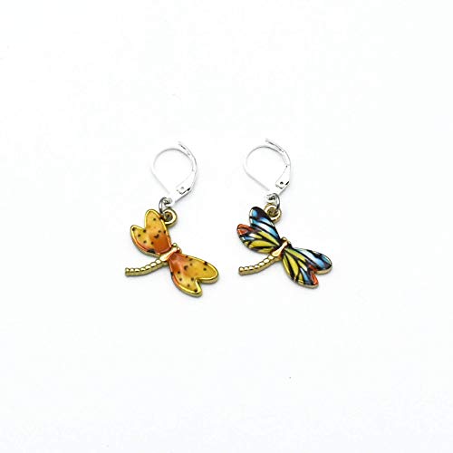 image for Pretty Warm Designs Dragonfly Crochet Locking Stitch Markers, unisex-a