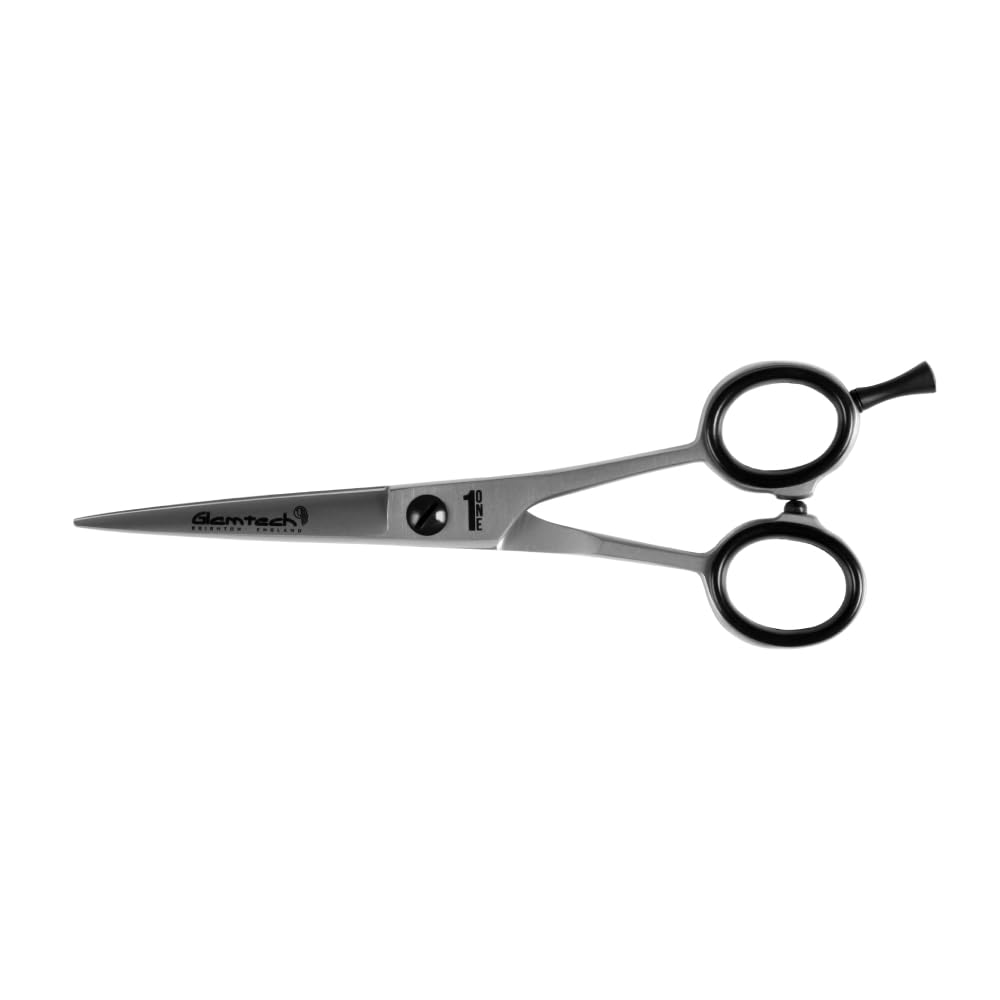 Glamtech One Hairdressing Scissor - Ergonomic Sharp Edged Hairdressers Scissors - Ideal for hairdressing, cutting and styling (5.5 inch)