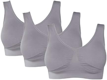 Women's Comfort Workout Sports Bra Low-Impact Activity Sleep Bras
