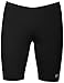 Arena Men's Board Race Polyester Solid Jammer Swimsuit - Black/Metallic Silver,32