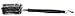 Snillingur 3 in 1 Stainless Steel Woven Mesh BBQ Grill Cleaning Scrub Brush, 18-Inch