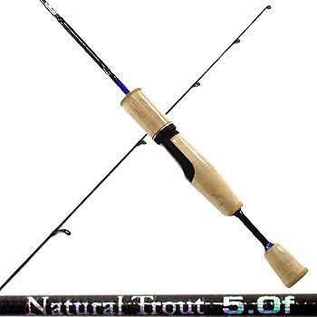 Amazon Guts ナチュラルトラウト 5ft 5ft ハンナフラ Guts トラウトロッド