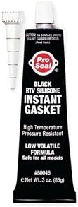 RTV Silicone, Tube, 3 oz, Black