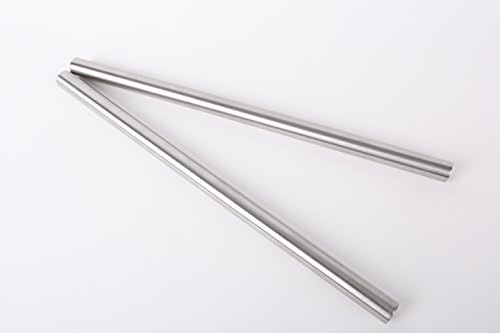 Pair of 19mm Rods, Stainless Steel, 15"
