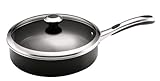 Farberware Select 3-1/2-Quart Covered Saute Pan, Black