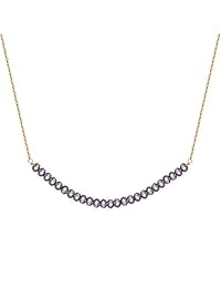 IEFLIFE Birthday Gifts for Women Girls - Crystal Beads Necklace Happy Birthday Necklaces Beaded Bar Necklace 12th 13th 14th 15th Sweet 16 17th 18th 19th 20th 21st 25th Birthday Gifts