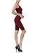 7Wins JJJ Women Catsuit Cotton Lycra Tank Bermuda Short Yoga Bodysuit Jumpsuit