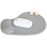 LAOZHOU Mouse Pad with Gel Wrist Support (Grey)