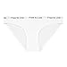Free to Live 6 Pack Women's Logo Waist Band Cotton Bikini Panties