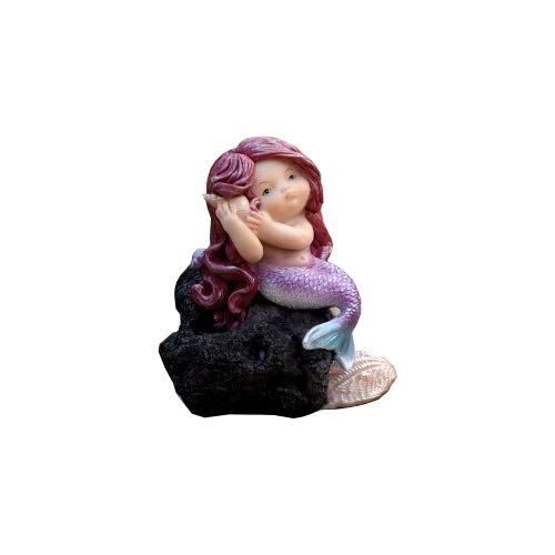 Gemmia Miniature Fairy Garden Mermaid Figurine- Listening with heart
