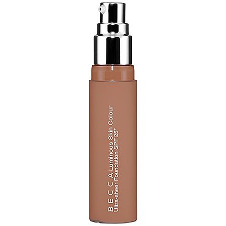 BECCA Luminous Skin Colour Ultra Sheer Foundation SPF 25+ Mink 1.7 oz by Becca Cosmetics