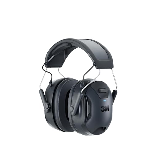 3M WorkTunes Connect & Solar Noise Cancelling Headphones with Bluetooth 90573E-1