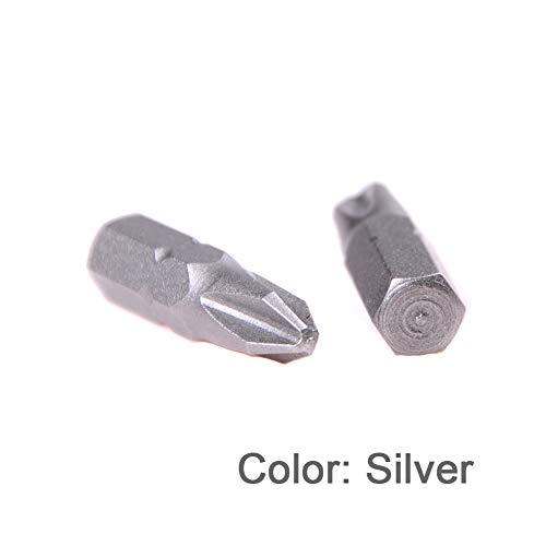 Screwdriver Bits Hex Shank Cross Bit Tips, Impact Lock Drill Multitool Magnetic, PH2 25mm 60pcs - Thumbnail 4