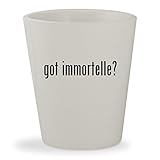 got immortelle? - White Ceramic 1.5oz Shot Glass