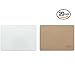 Dry Erase Boards - Quantity Lap Board Pack with 20 Boards, 20 Felt Erasers - Without Markers - 20 Whiteboards + Eraser