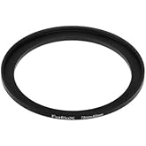 Fotodiox Metal Step Up Ring, Anodized Black Metal 72mm-82mm, 72-82 mm