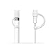 [3-Pack] FRTMA for Apple Pencil Cap / Apple Pencil Devil Cap Holder / Lightning Cable Adapter Tether for iPad Pro Pencil (Ivory White)